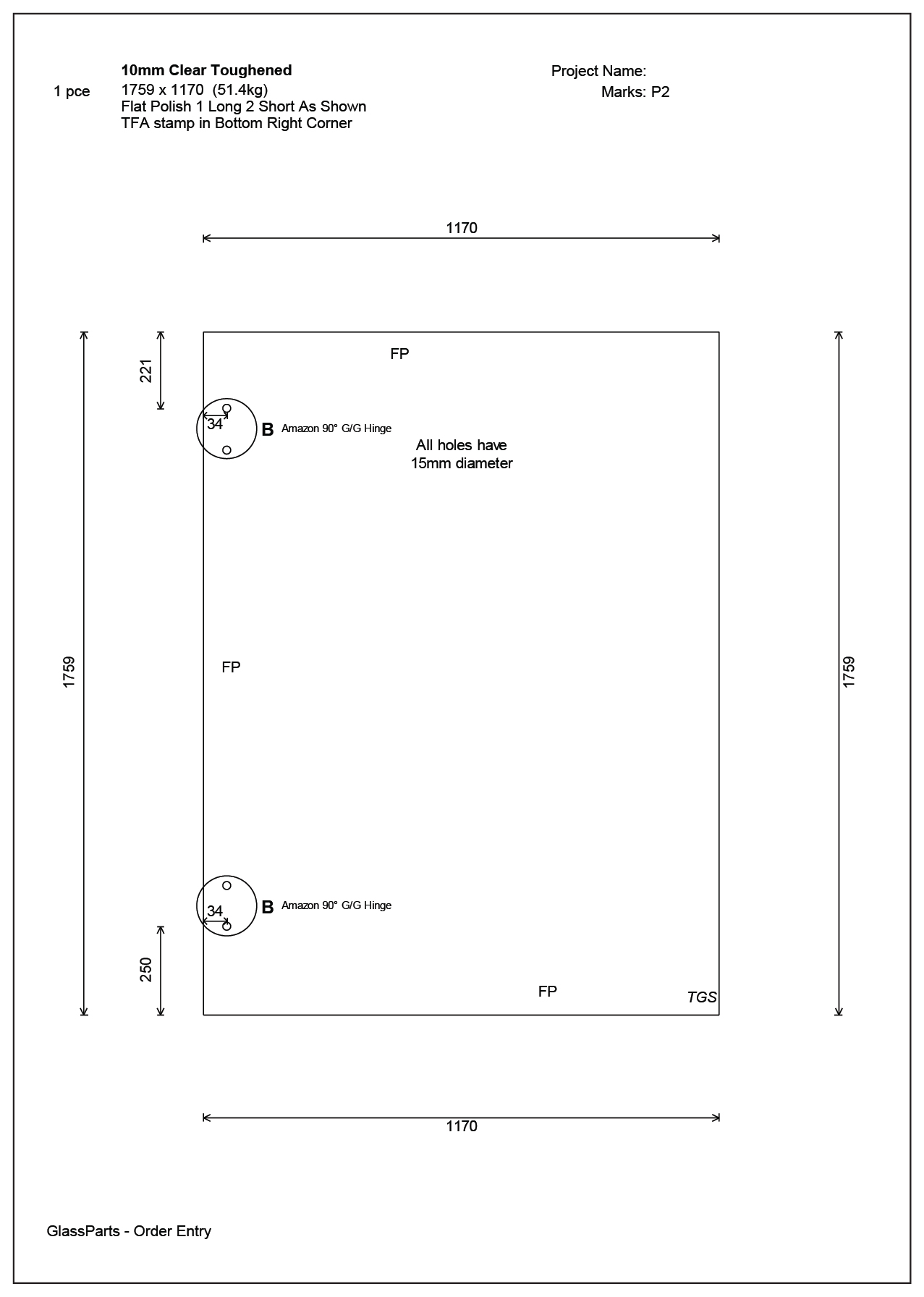 GlassParts Connect project