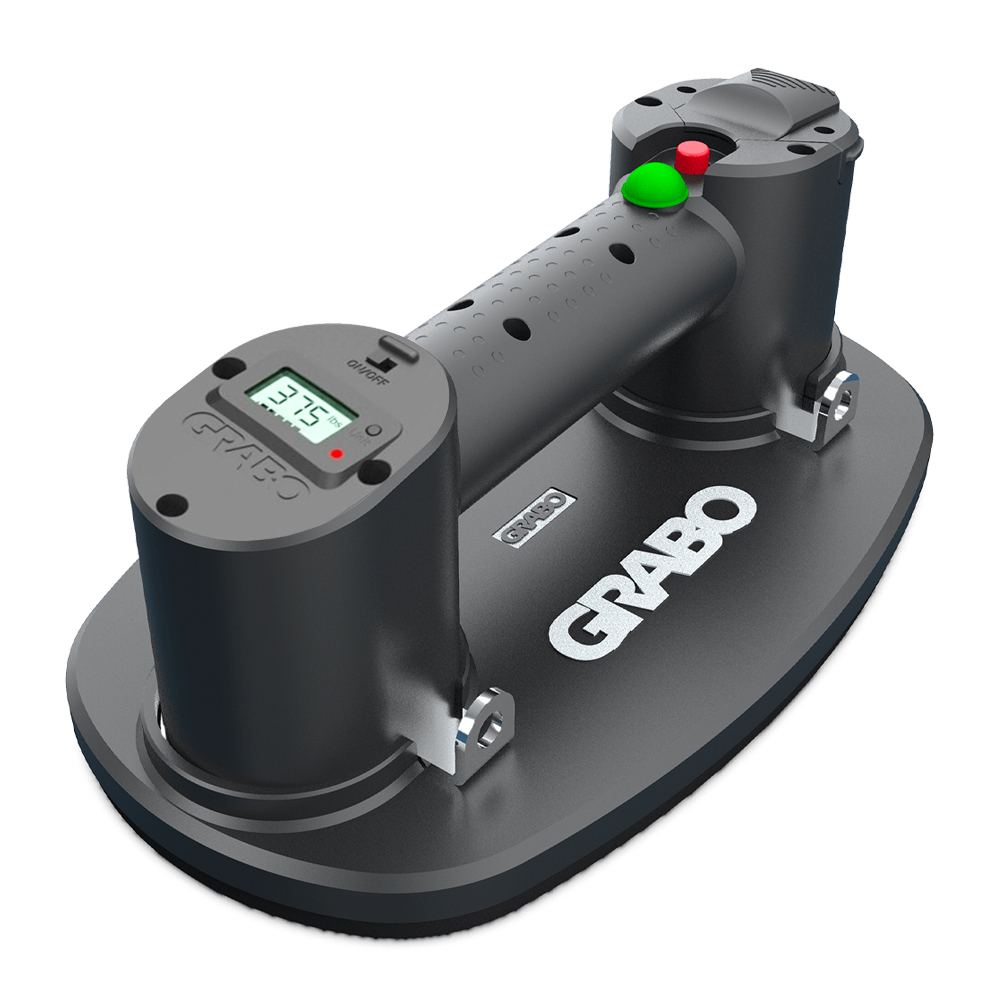 GRABO PRO Battery Vacuum Lifter With Gauge and Case  - 170kg