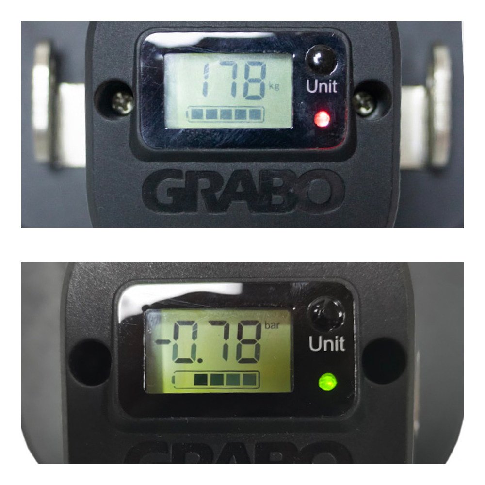 GRABO PRO Battery Vacuum Lifter With Gauge and Case  - 170kg