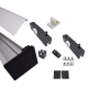 Brisa 160 Complete Soft Close Glass Sliding Door Kit 10mm -