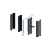 Bolt On Loft Style Mullion Bolt For 12mm Glass
