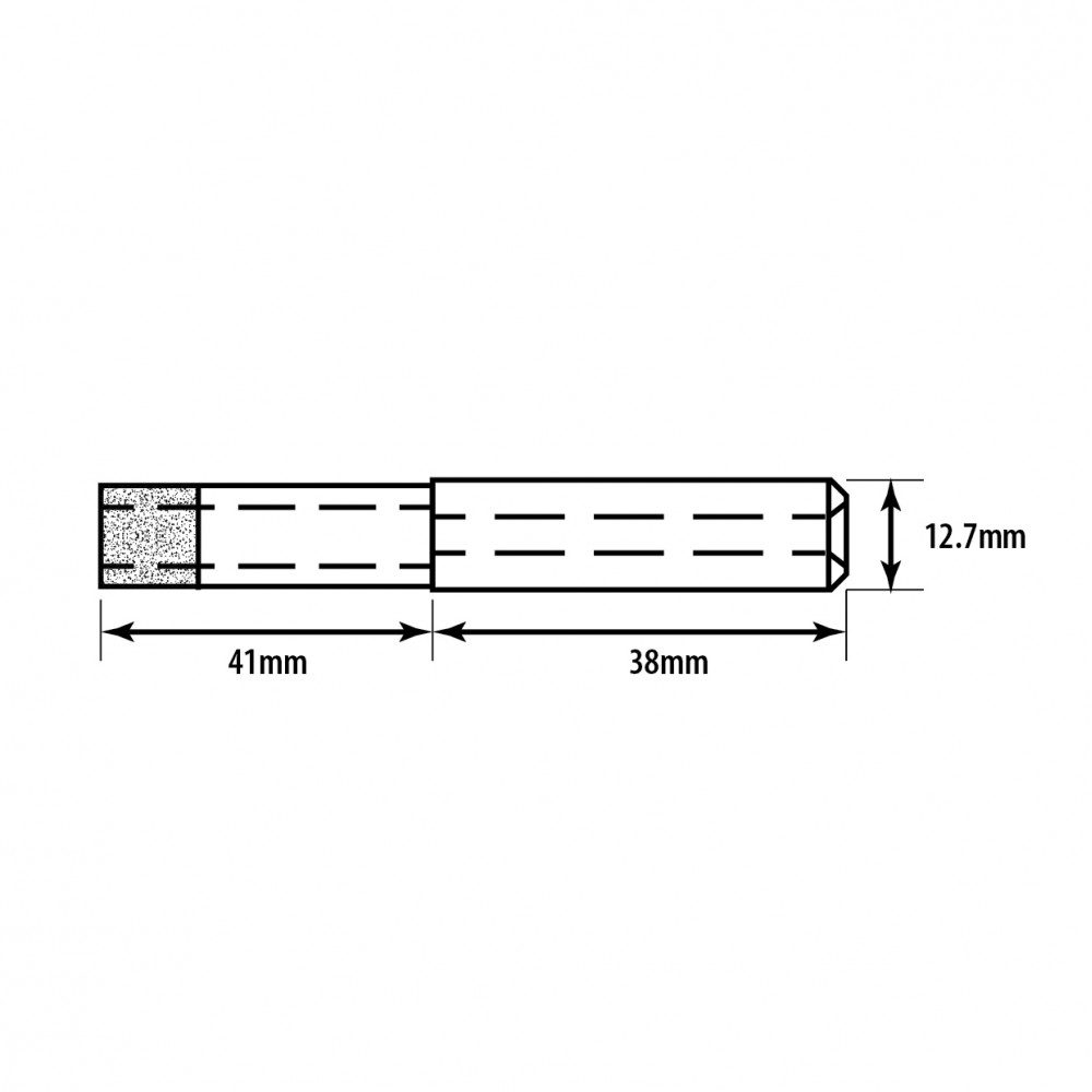 14mm Diamond Parallel Fit Electroplated Drill Bit