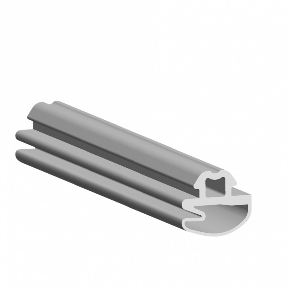 Door Seal For 10mm Thick Glass - Grey