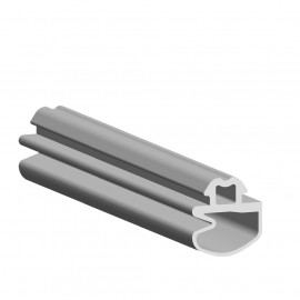 Door Seal For 8mm Thick Glass - Grey
