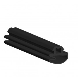 Door Seal For 10mm Thick Glass - Black