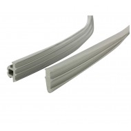 Set Of Gaskets For 10mm Glass For 26 x 28mm Track - Grey