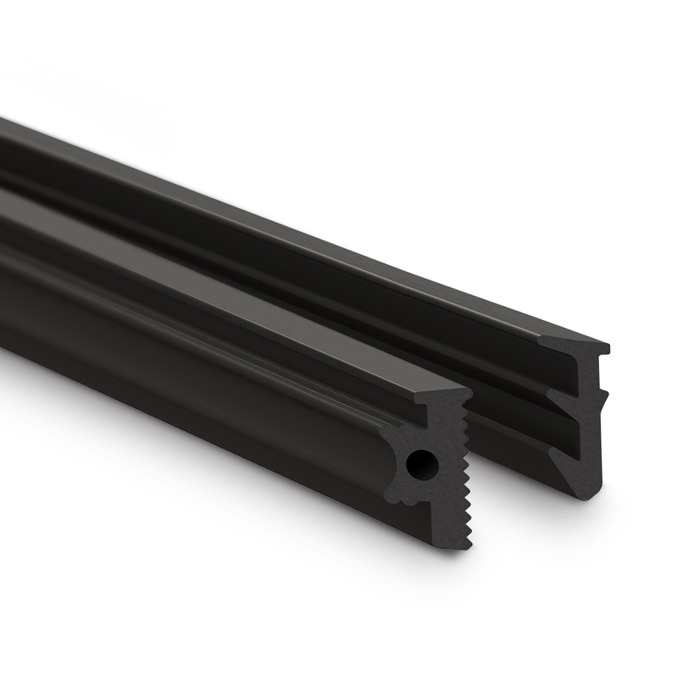 Set Of Gaskets For 12.76mm Glass For 26 x 28mm Track - Black