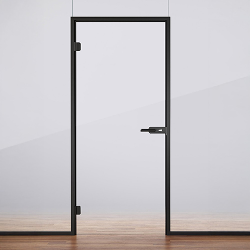 Complete Dynamik Doorset - Single - G2G - Black - 920x2057mm