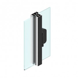 LED Door Frame Profile - Black