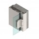 160 - 195mm Stud To Glass Door Frame - Anodised