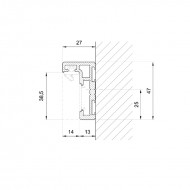 L Type Door Frame - Anodised