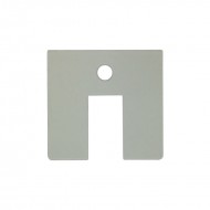 36 x 38mm Top Track End Cap - Anodised