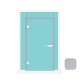 Dynamik 850mm X 2057mm Pre Cut Door Kit - Grey Anodised