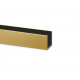 13mm Satin Gold U Channel For 8mm Thick Glass