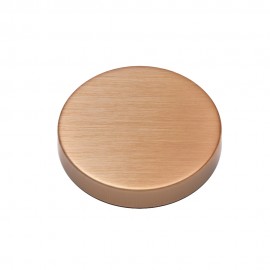 15mm - Flat Caps Copper & Lacquered
