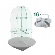 4 Way Assembly Bracket - Matt Chrome