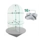 4 Way Assembly Bracket - Matt Chrome