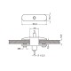 Middle Glass Support \'Fixed
