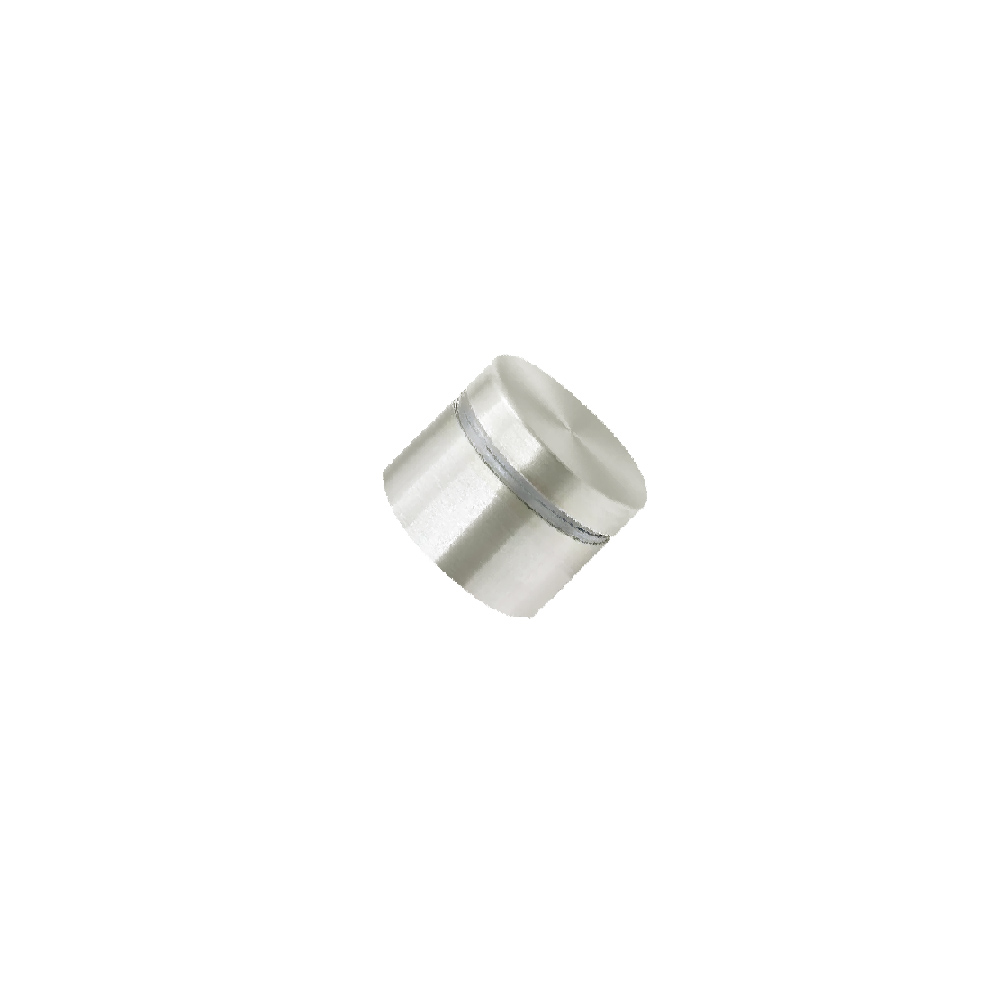 Satin Stainless Effect Standoff/Sign Fix. 19mm H x 19mm Dia