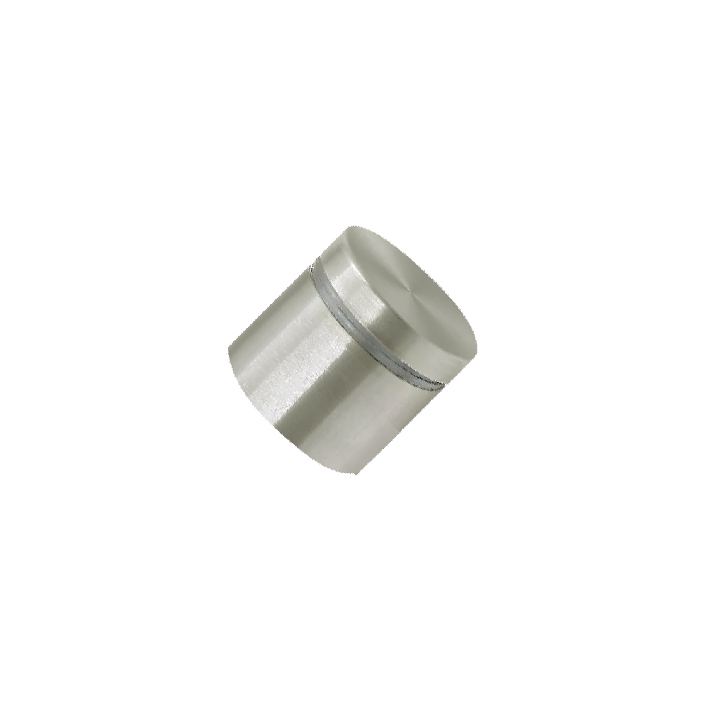 Brushed Stainless Steel Effect Standoff 25.4 x 30mm Dia