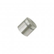 Brushed Stainless Steel Effect Standoff 25.4 x 30mm Dia