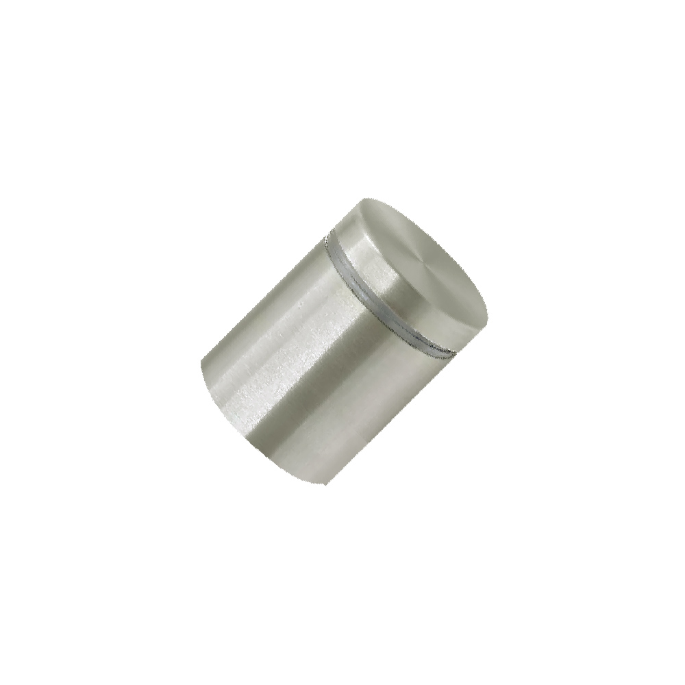 Brushed Stainless Steel Effect Standoff 38 x 30mm Dia