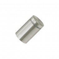 Brushed Stainless Steel Effect Standoff 50 x 30mm Dia