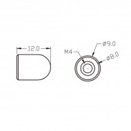 End Rod Nut