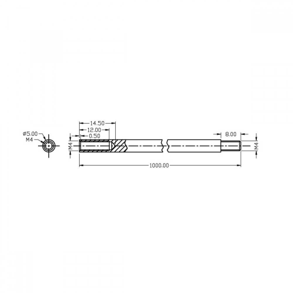 Rod (Steel Bar) Internal/External Thread