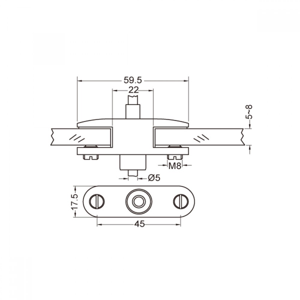 Middle Glass Support