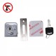 Non Drill Single Swing Lock Chrome
