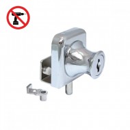 Non Drill Single Swing Lock Chrome - Pin Type