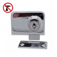 Non Drill Double Swing Lock Chrome