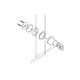 Push Type Cylinder Lock For Sliding Doors Chrome