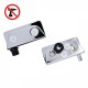 Non-Drill Glass Door Pivot Hinge - 4-6mm Glass - Chrome