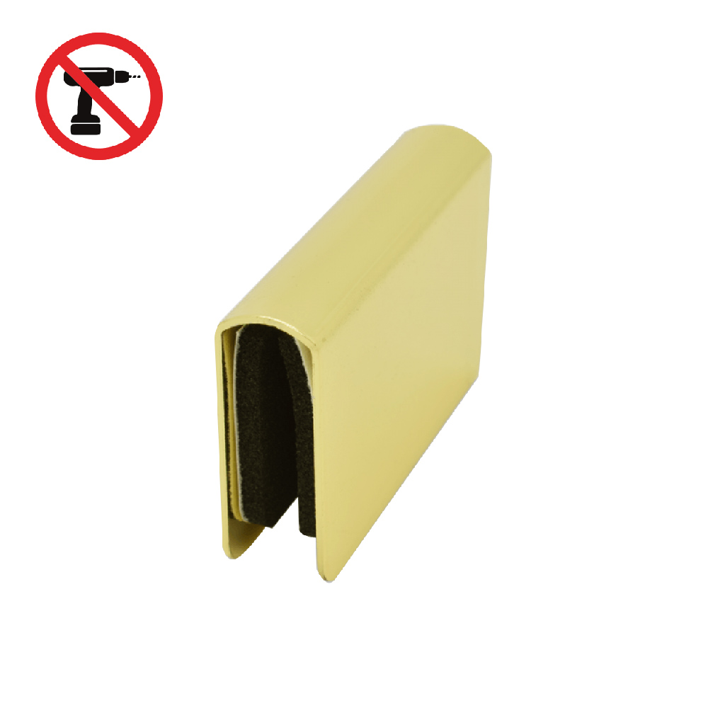 Catch Plate For Use With Magnetic Catch Gold