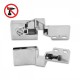 Chrome Non Drill Hinge \'External\'