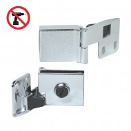 Chrome Non Drill Hinge  \'Internal\'