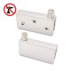 Non Drill Pivot Hinge - 71 x 35mm - 10mm Glass