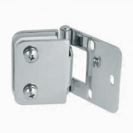 Inset Drilled Glass Door Hinges 12 Kg Pr - Polished Chrome