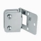 Inset Drilled Glass Door Hinges 12 Kg Pr - Polished Chrome