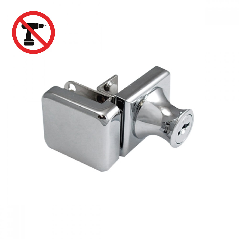 Non Drill Single Swing Lock & Receiver - 90 Deg