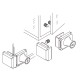 Non Drill Single Swing Lock & Receiver - 90 Deg