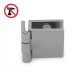 Non Drill Hinge - Wall To Glass - 5-8mm