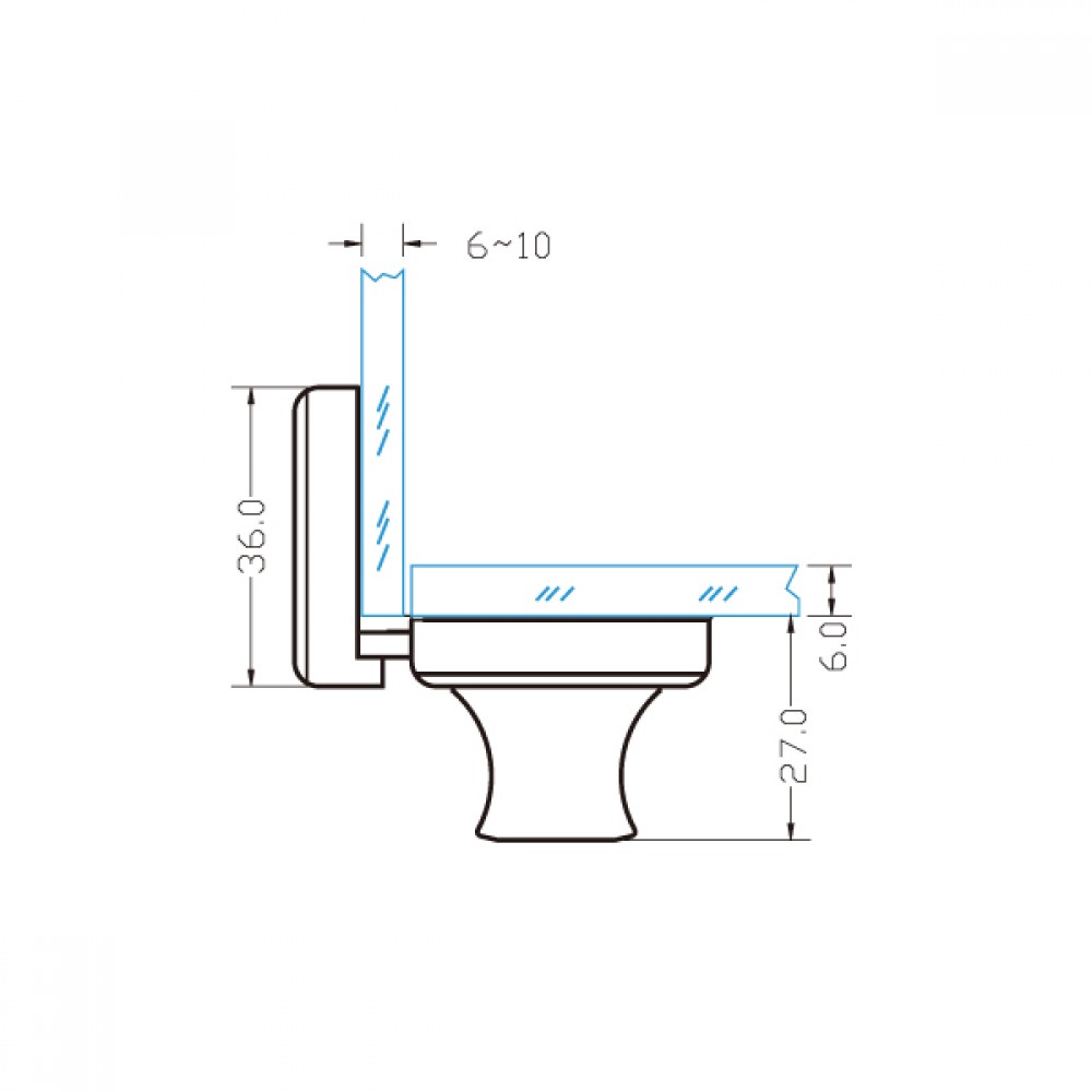 UV Lock & Receiver For Single Inset Door - SC