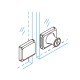 UV Lock & Receiver For Double Door - PC