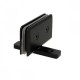 Shower Pivot Hinge - 8mm to 10mm Glass - Matte Black