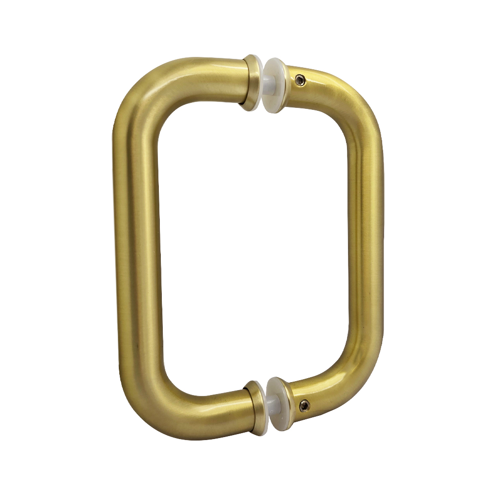 150mm Door Handle 19mm Dia. - Brushed Satin Brass