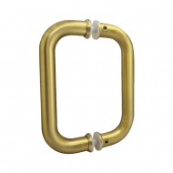 150mm Door Handle 19mm Dia. - Brushed Satin Brass