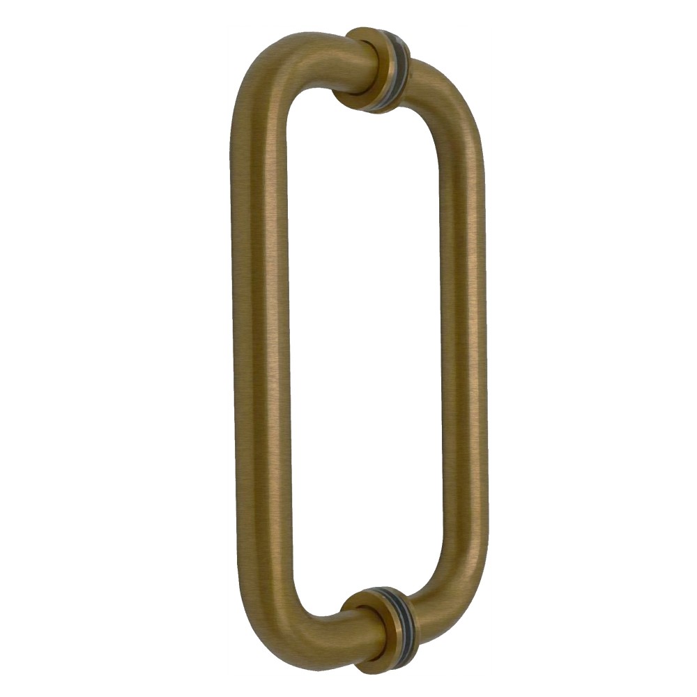 150mm Door Handle 19mm Dia. - Antique Brass